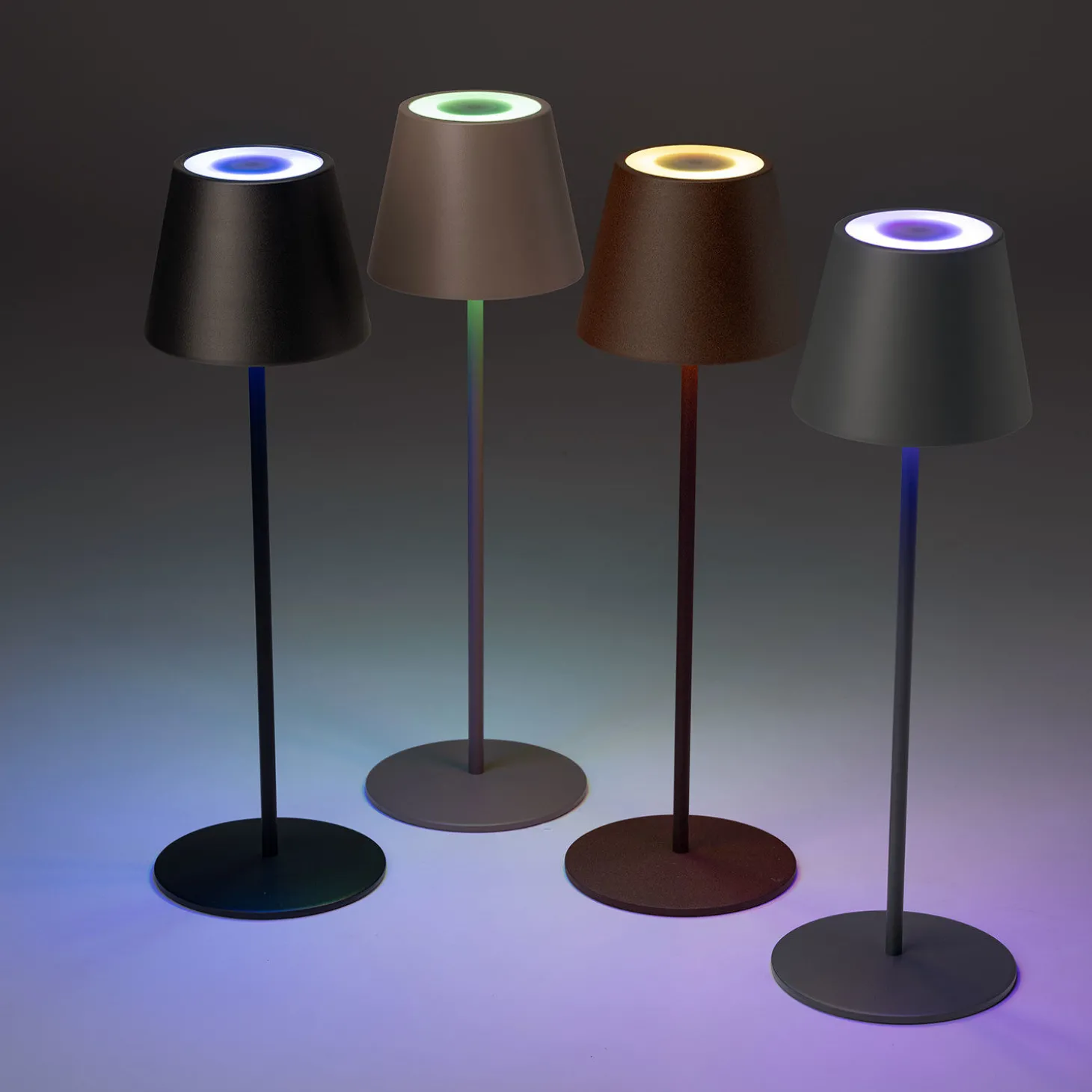 LED Tischleuchte Mia, RGB, für In- und Outdoor