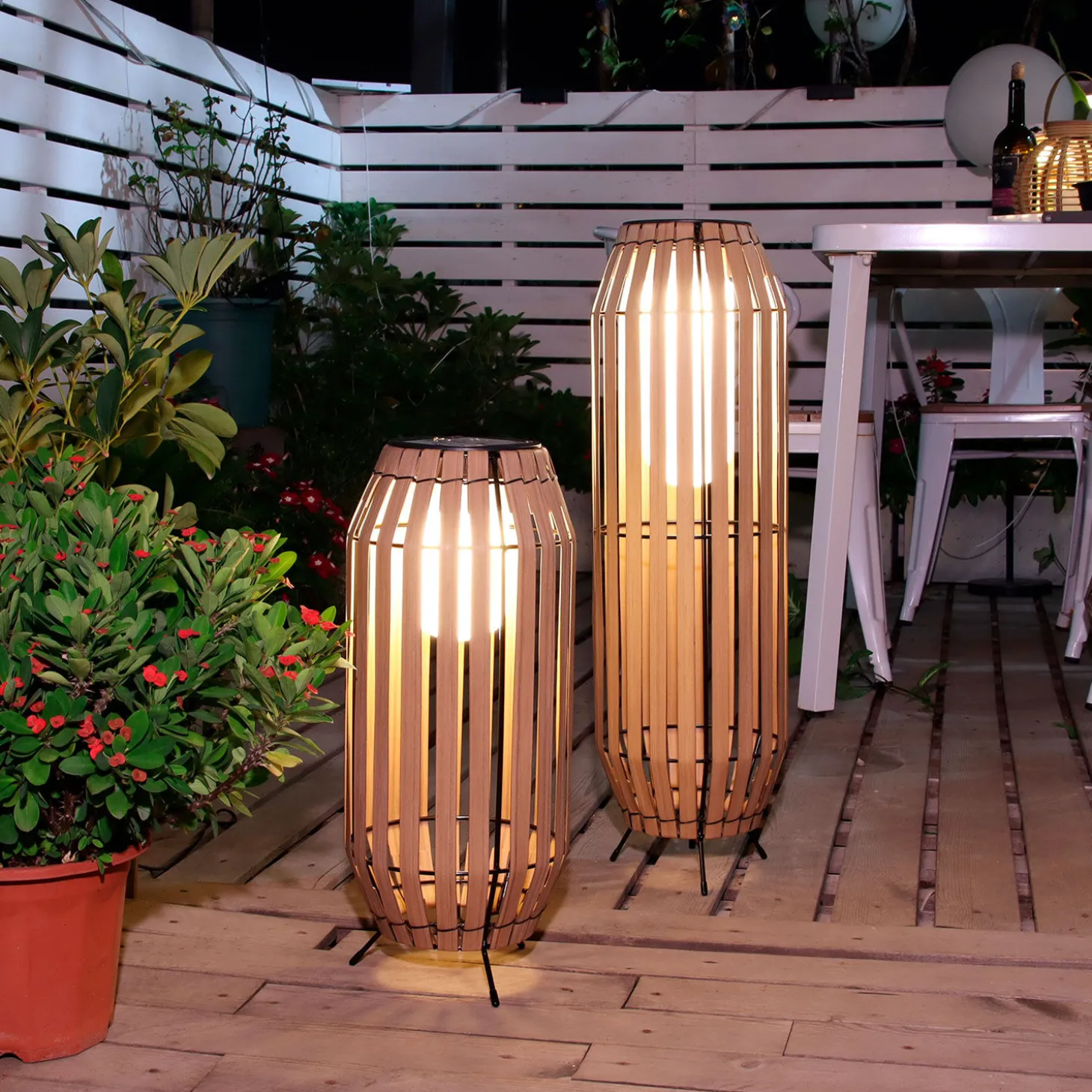 LED-Solar-Laterne