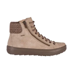 Legero Schnür-Stiefelette aus Veloursleder mit Gore-Tex