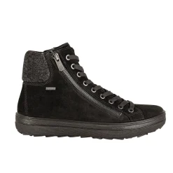 Legero Schnür-Stiefelette aus Veloursleder mit Gore-Tex