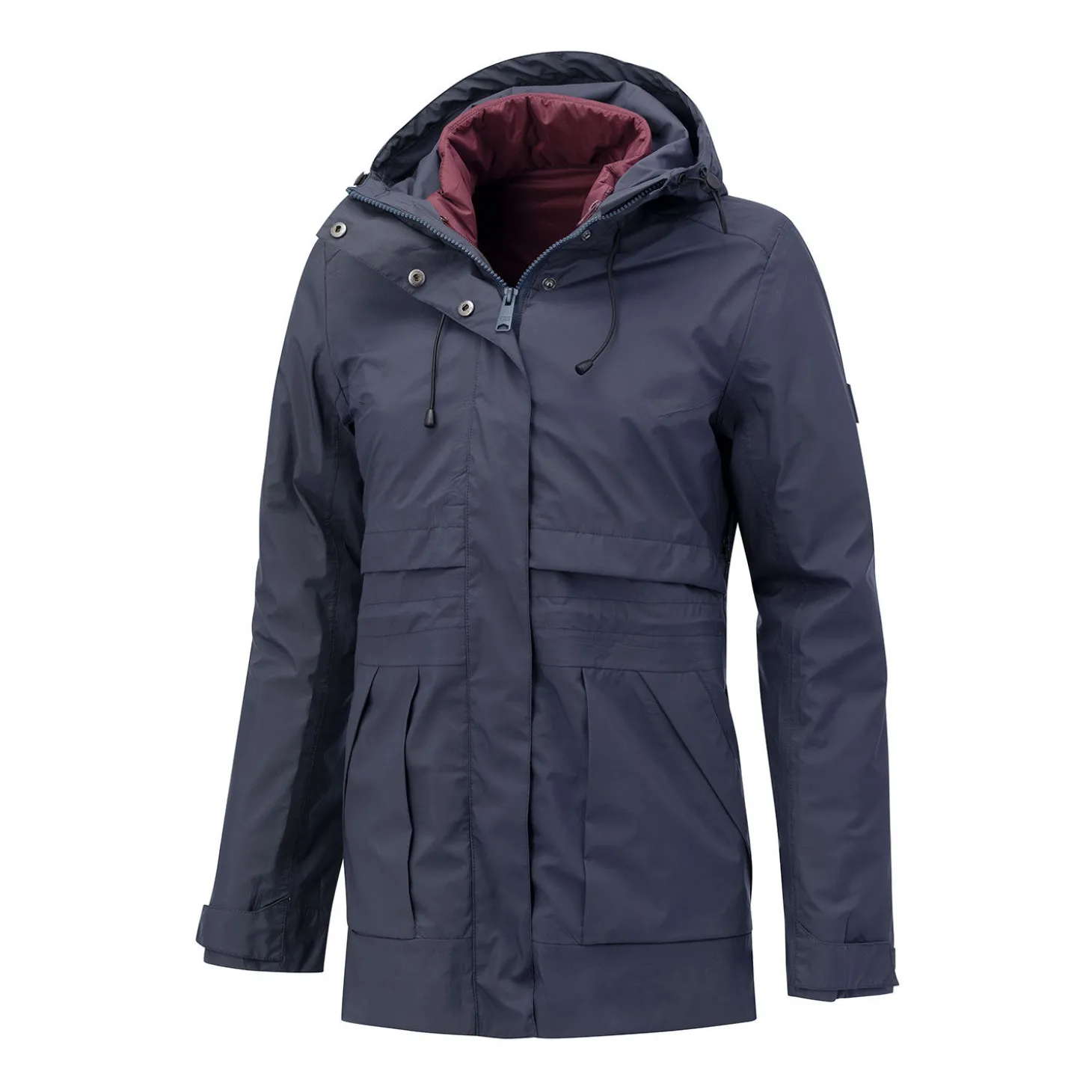 Leicht taillierte Damen Jacke 3 in 1