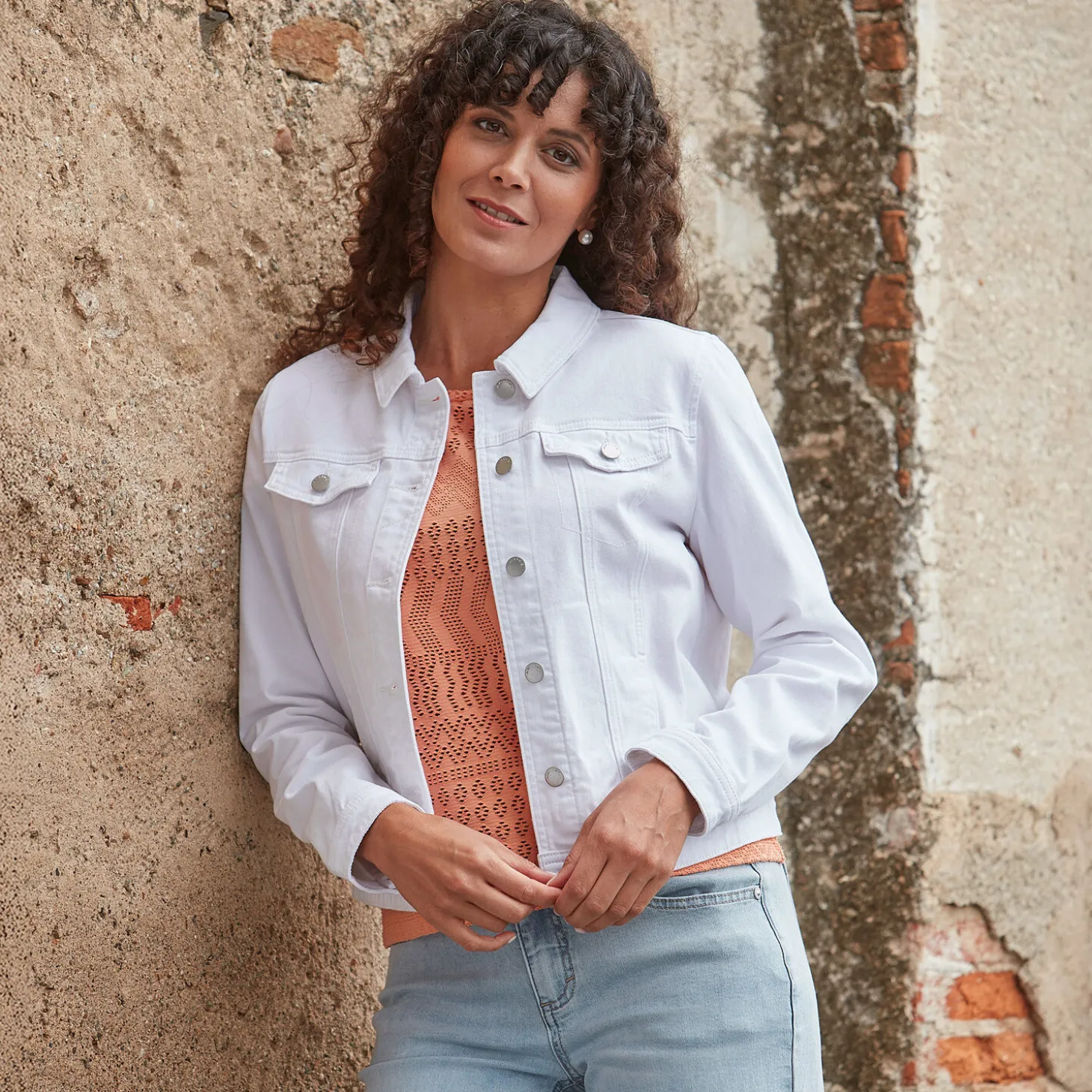 Leichte Damen Jeansjacke