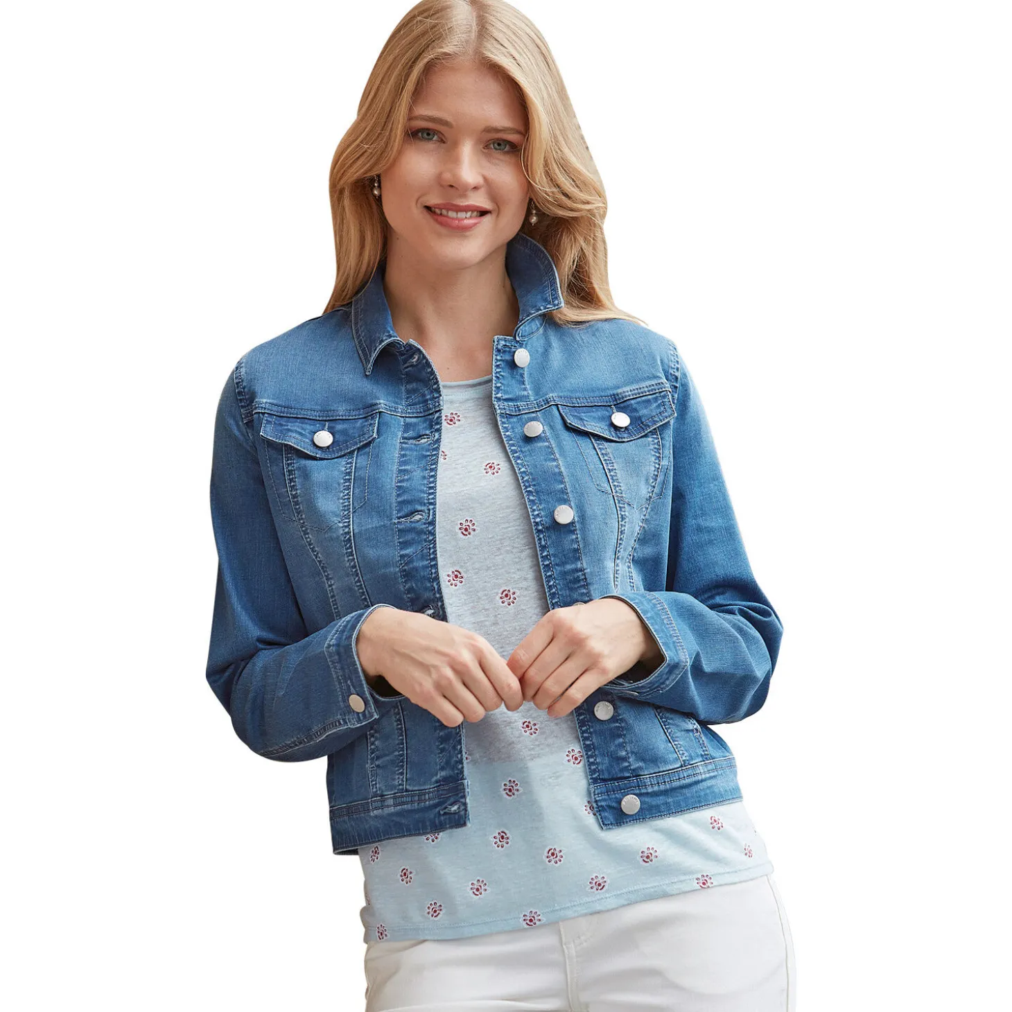 Leichte Damen Jeansjacke