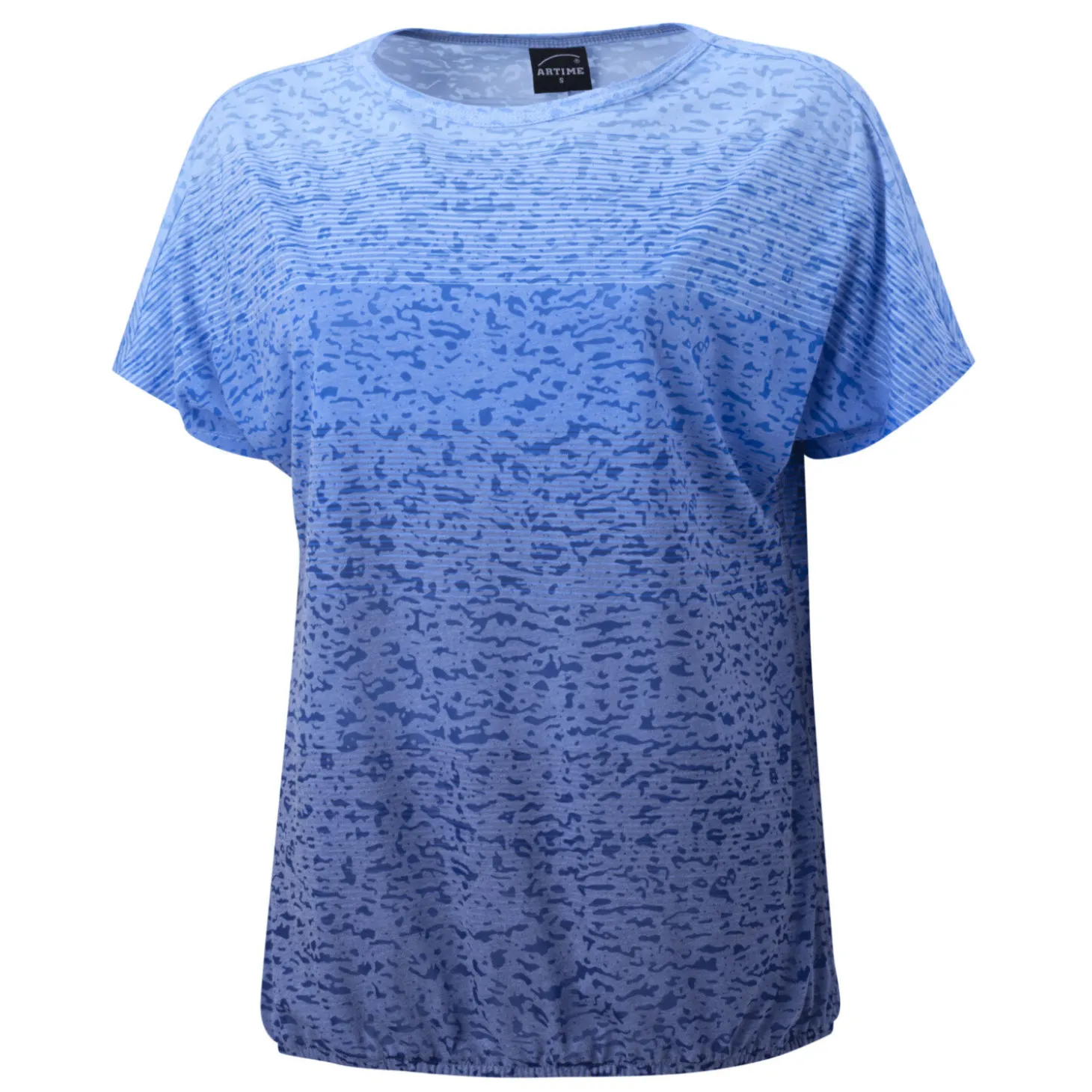 Leichtes T-Shirt in Burnout-Optik