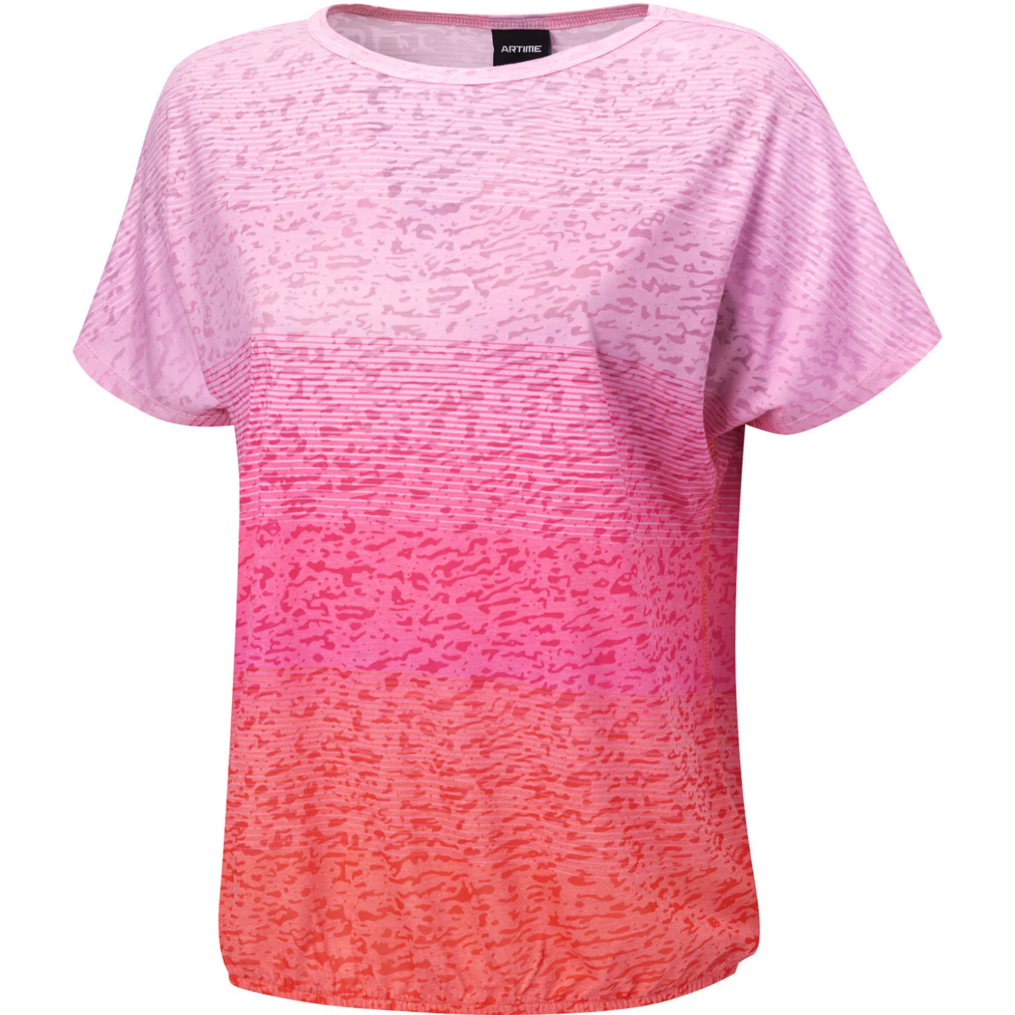 Leichtes T-Shirt in Burnout-Optik