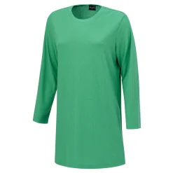 Longshirt mit Rundhalsausschnitt und Rippmuster