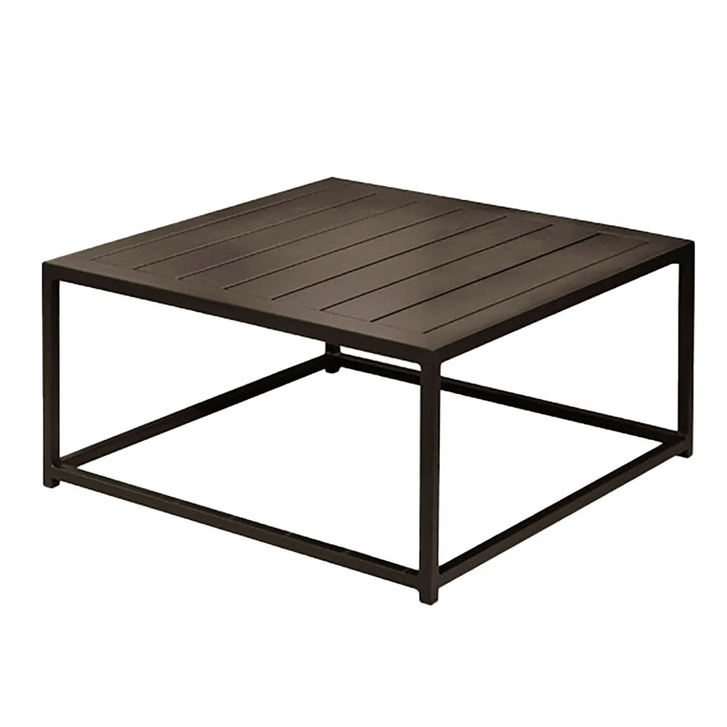 Loungetisch quadratisch aus Aluminium