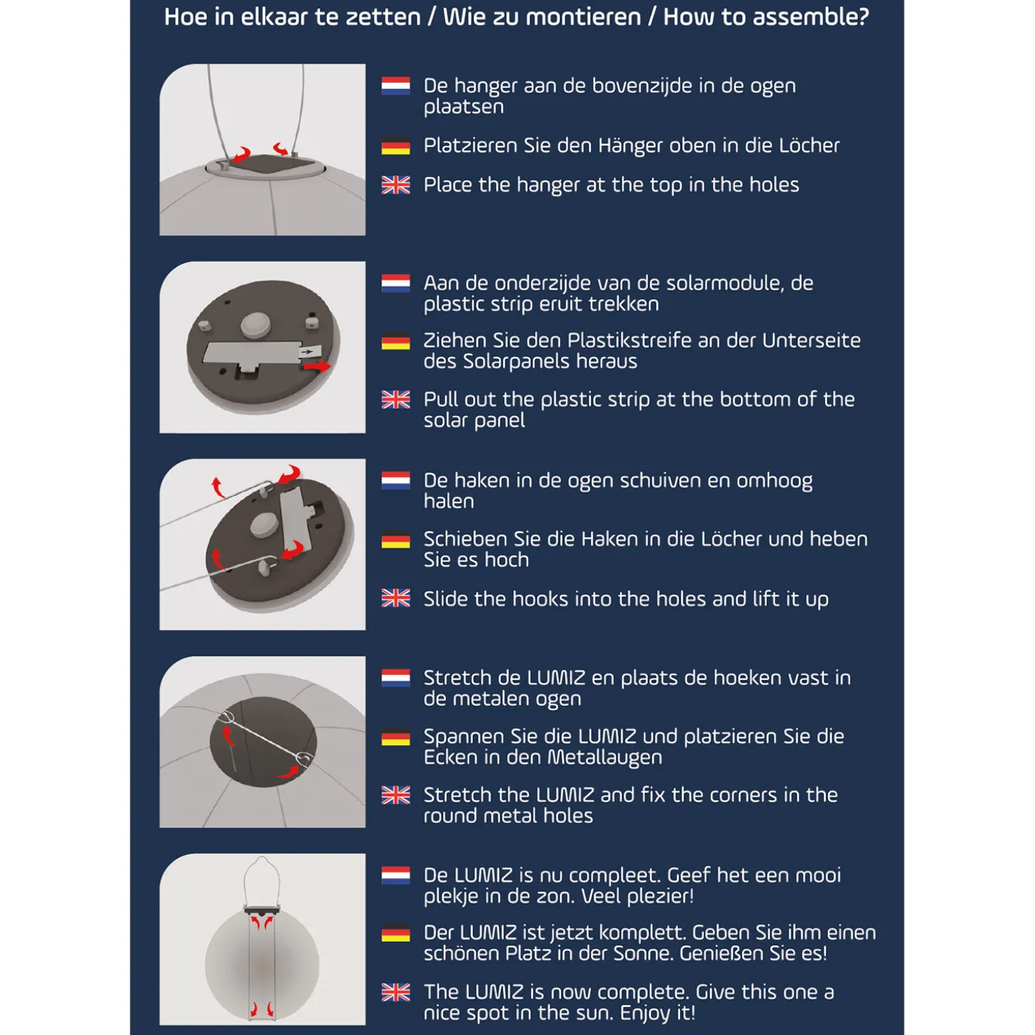 Lumiz Solar-Lampion Lampshade