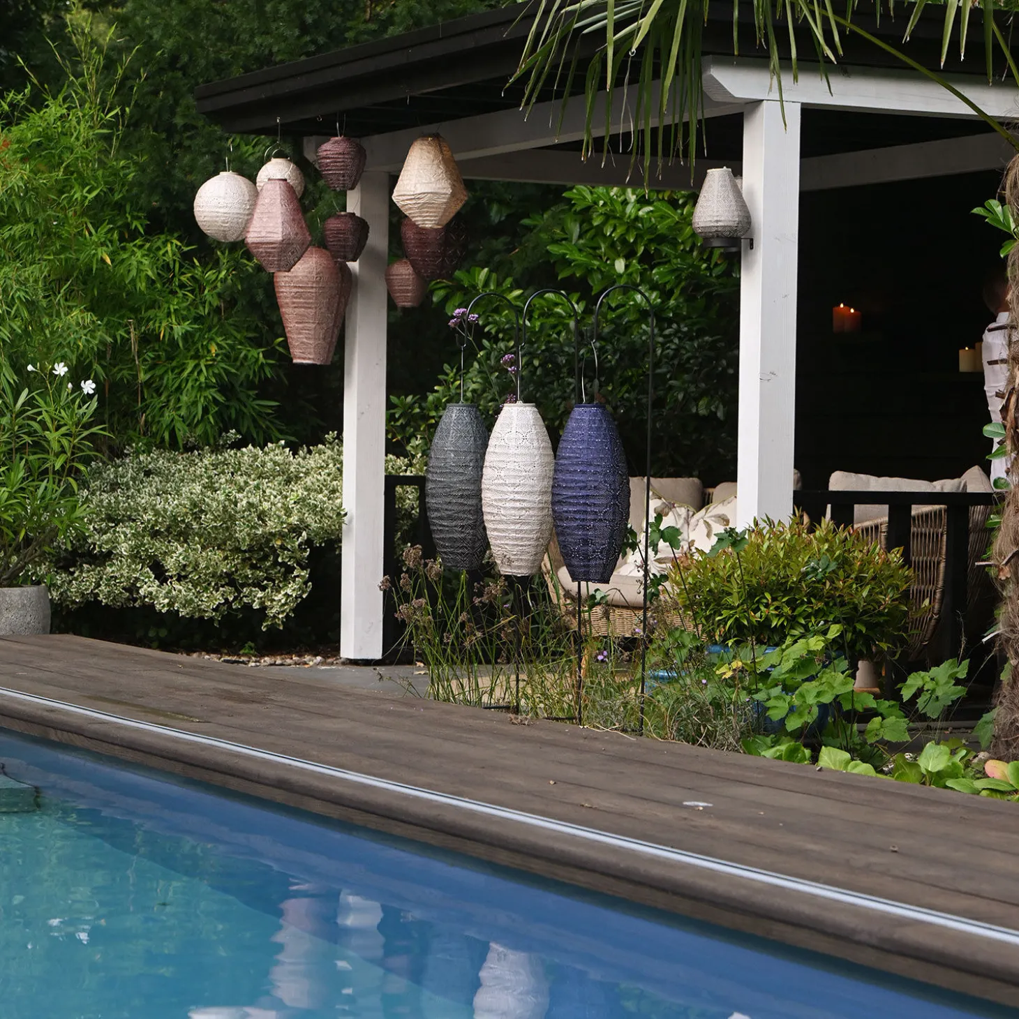 Lumiz Solar-Lampion Long oval