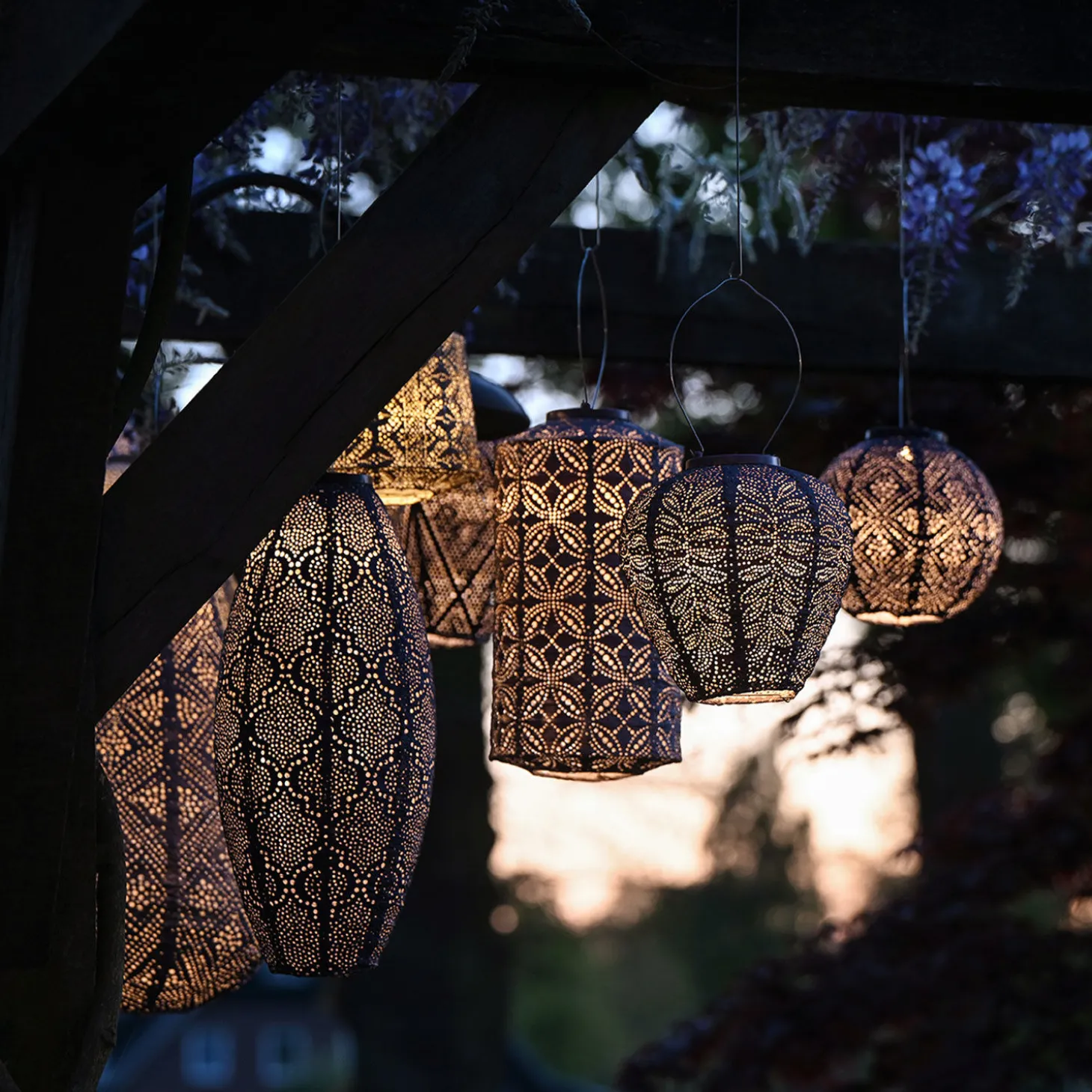 Lumiz Solar-Lampion Long oval