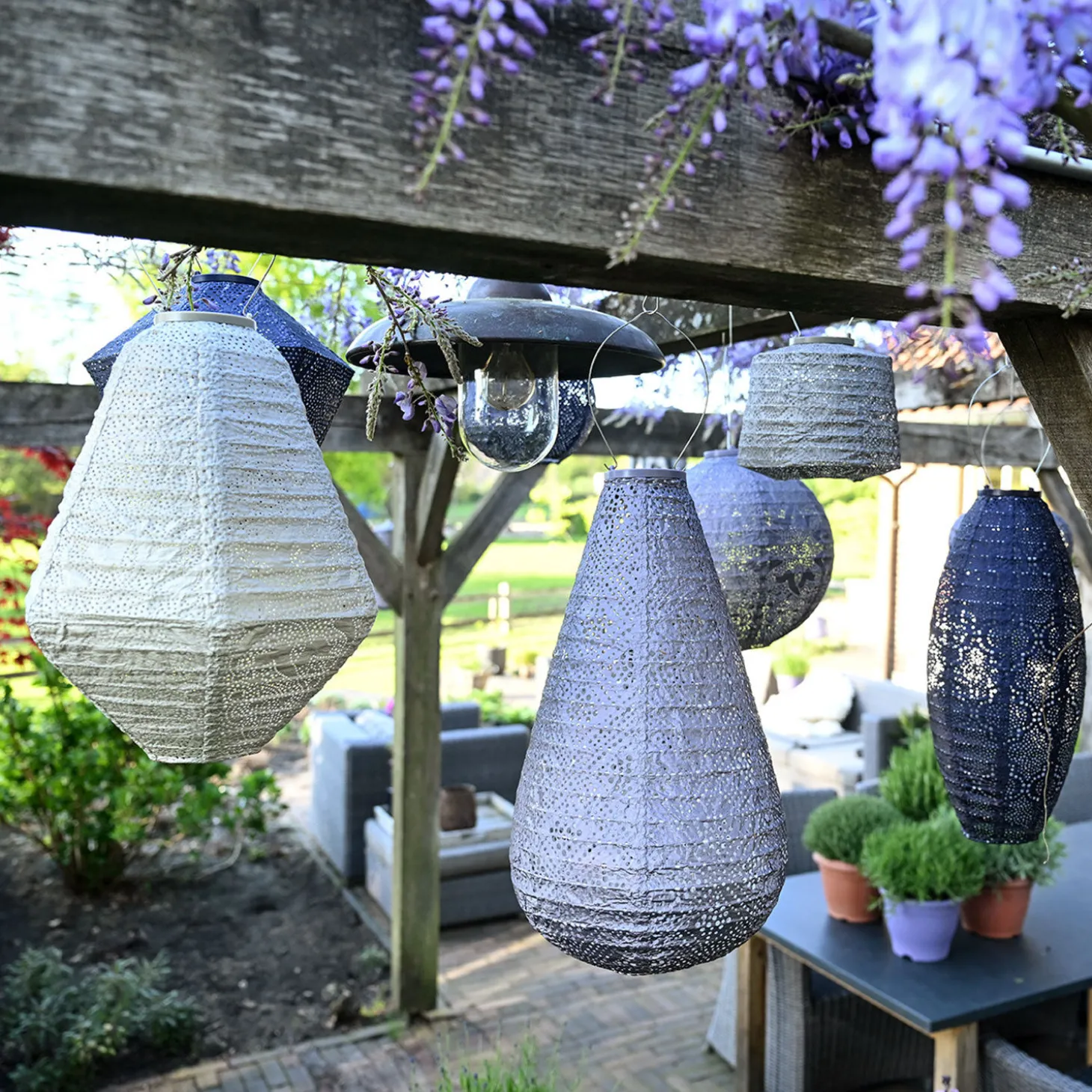 Lumiz Solar-Lampion Long oval