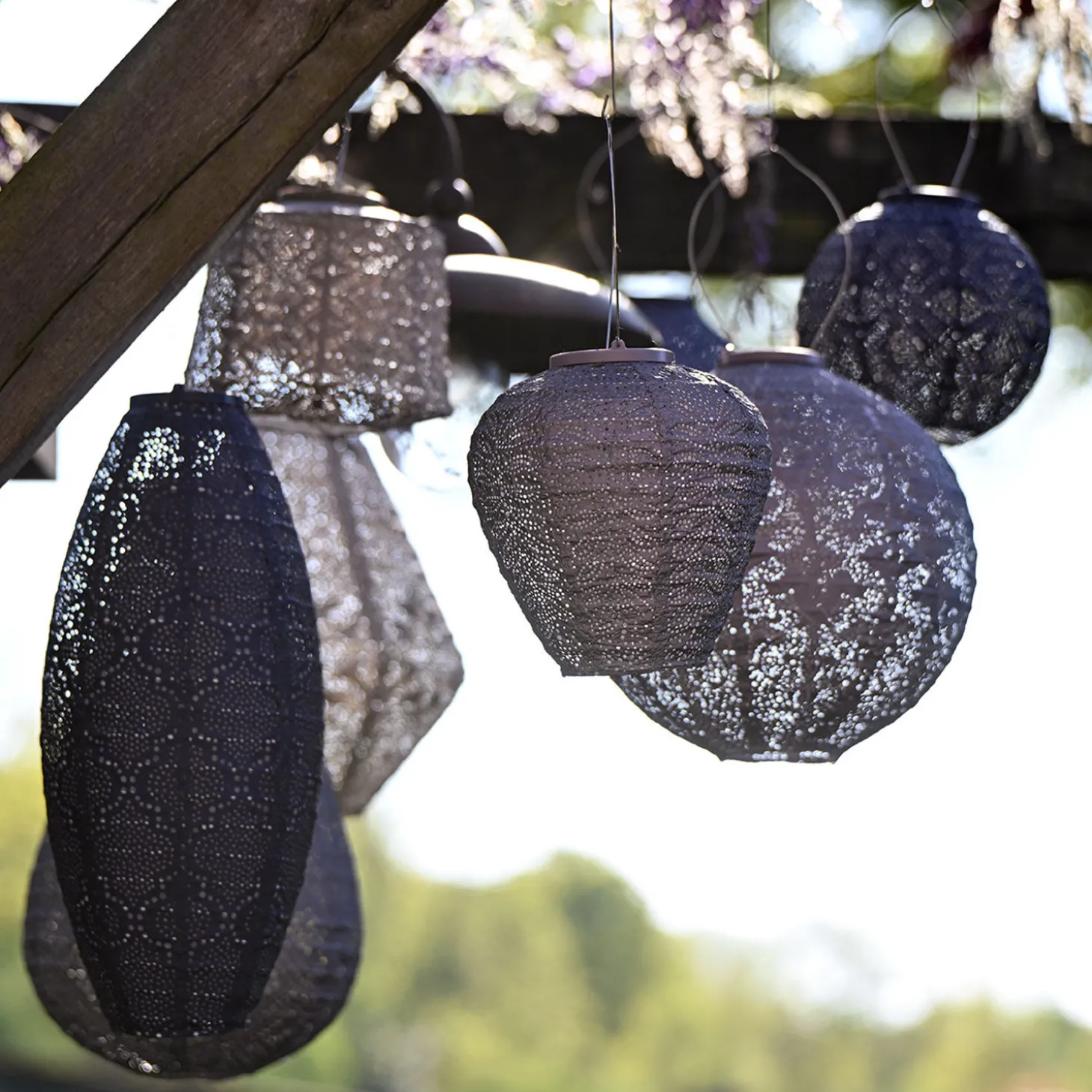 Lumiz Solar-Lampion Long oval