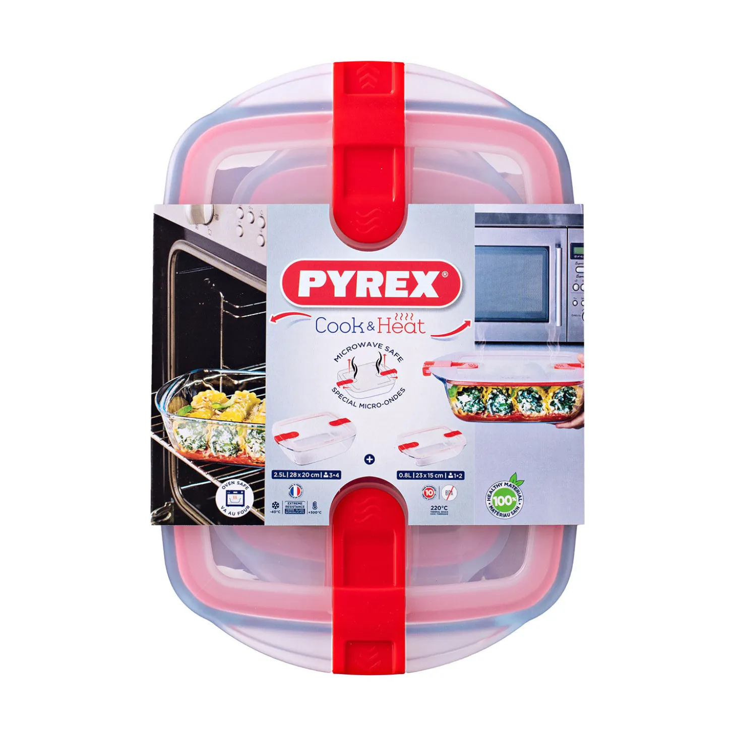Lunchbox, 2er Set, von Pyrex