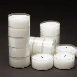 Maxi Teelichter 56 mm, 16 Stk. weiss