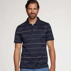 Mercerisiertes Poloshirt gestreift für Herren