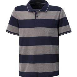 Mercerisiertes Poloshirt gestreift für Herren