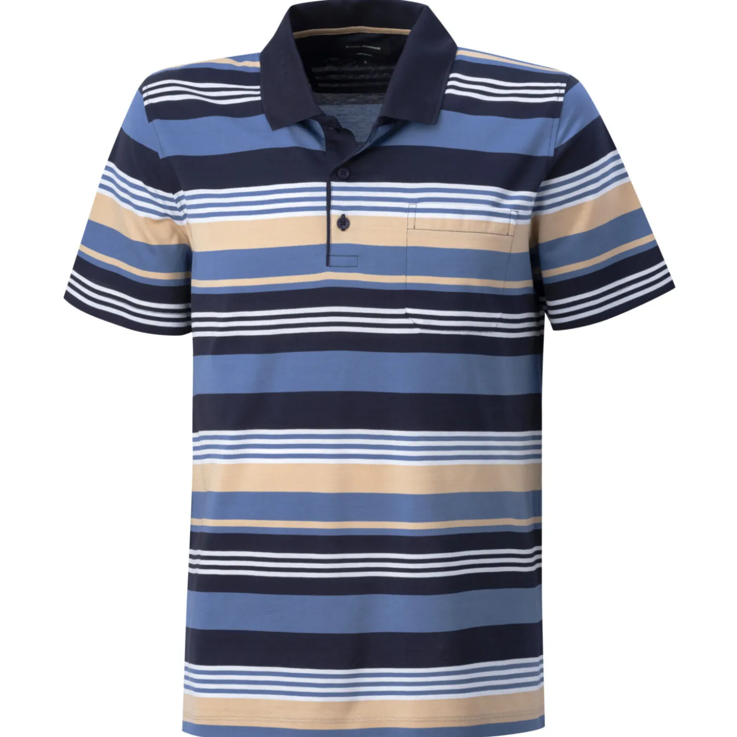 Mercerisiertes Poloshirt gestreift für Herren
