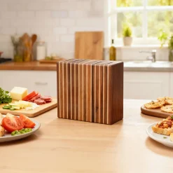 Messer-Block, aus Akazien Holz