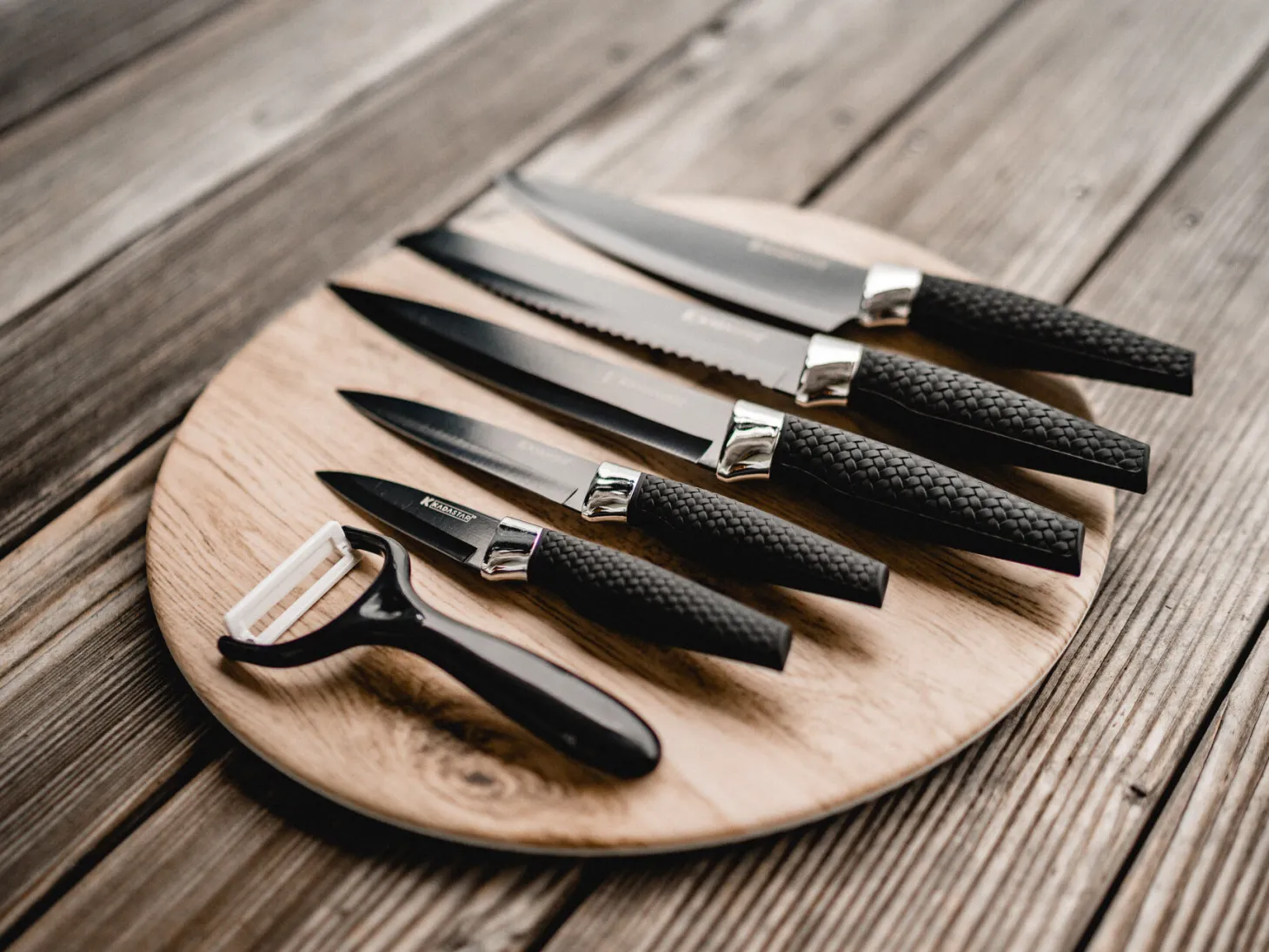 Messer-Set Premium black 6-teilig