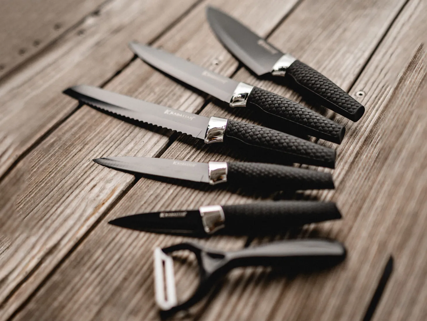 Messer-Set Premium black 6-teilig