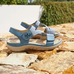 Modische Rieker Sandale aus weichem Softmaterial