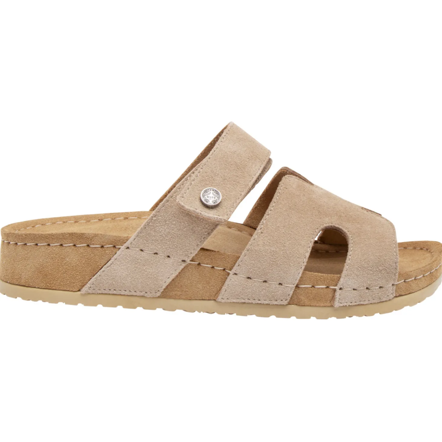 MUBB Pantolette aus Veloursleder für Damen