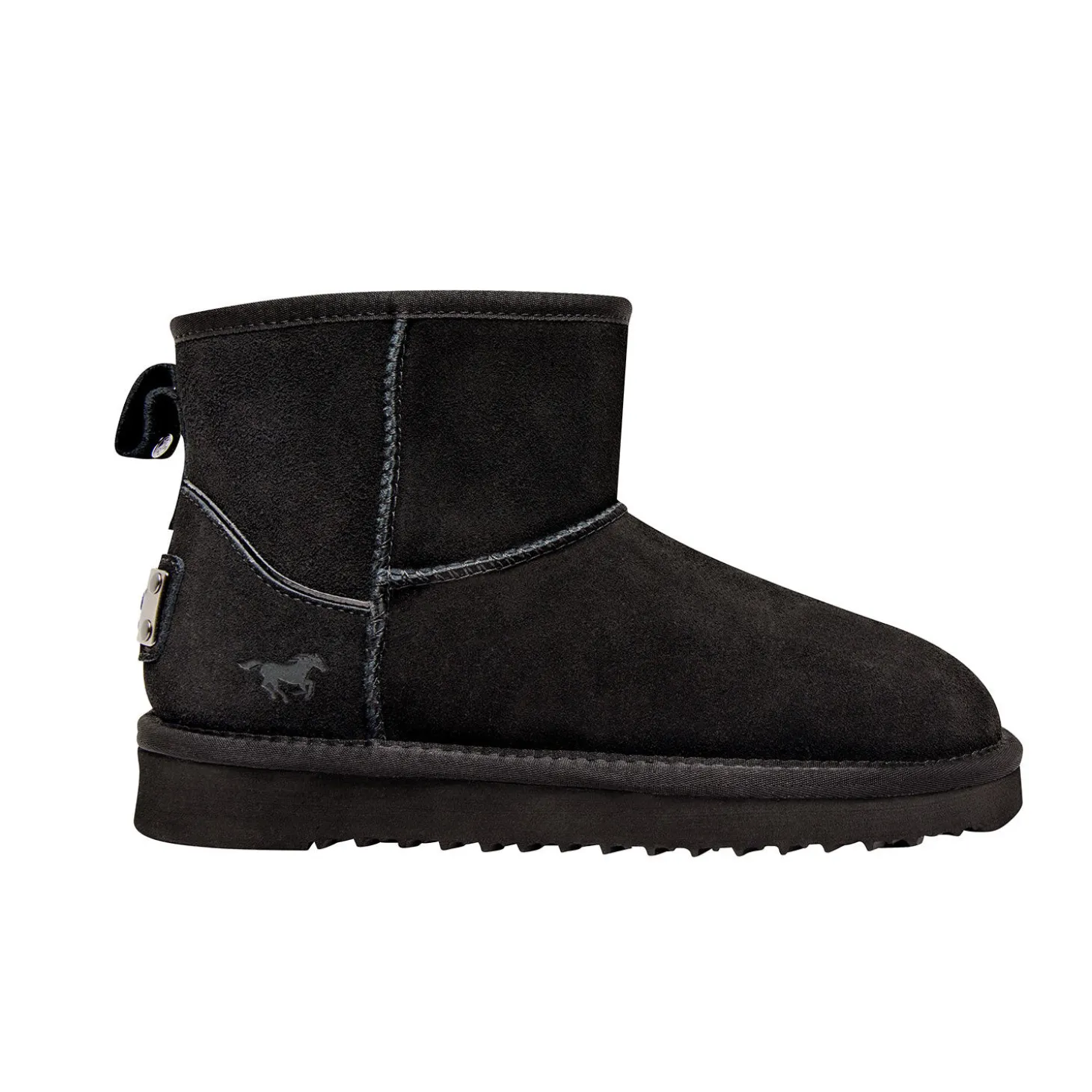 MUSTANG Kurzstiefelette für Damen aus feinem Nubukleder