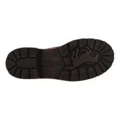 MUSTANG Schnürstiefelette aus pflegeleichtem Softmaterial mit Wollkragenabschluss