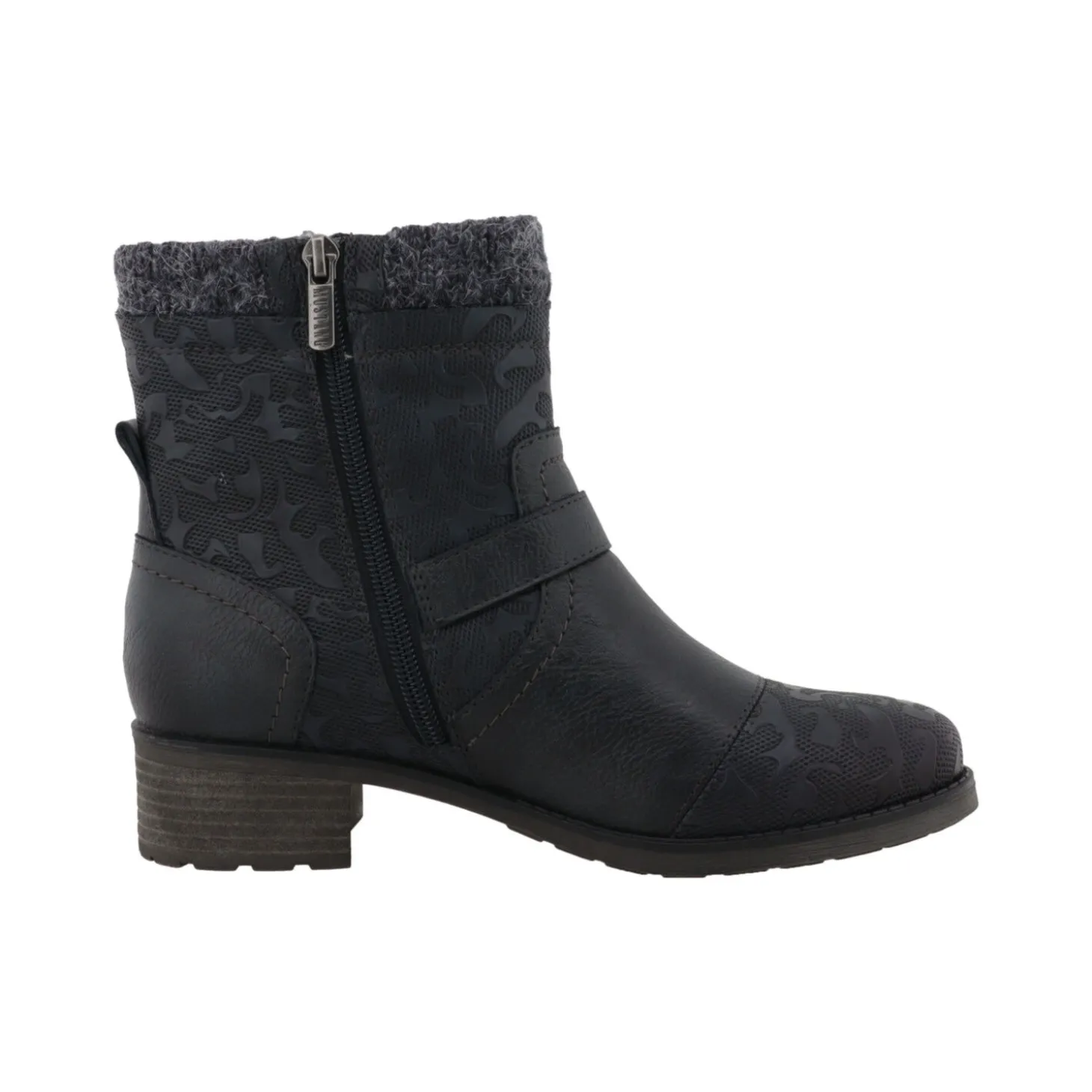 MUSTANG Stiefelette aus pflegeleichtem Softmaterial-Mix
