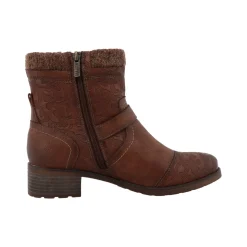 MUSTANG Stiefelette aus pflegeleichtem Softmaterial-Mix