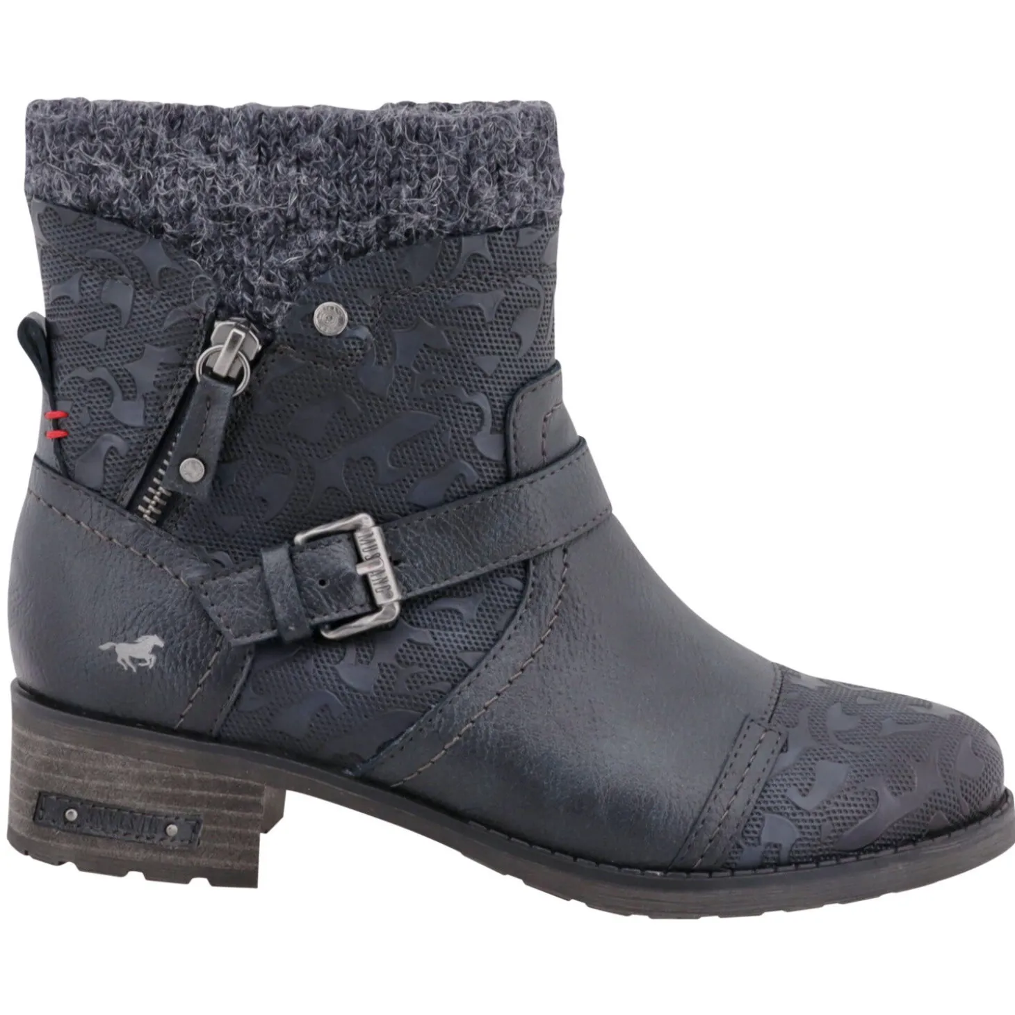 MUSTANG Stiefelette aus pflegeleichtem Softmaterial-Mix