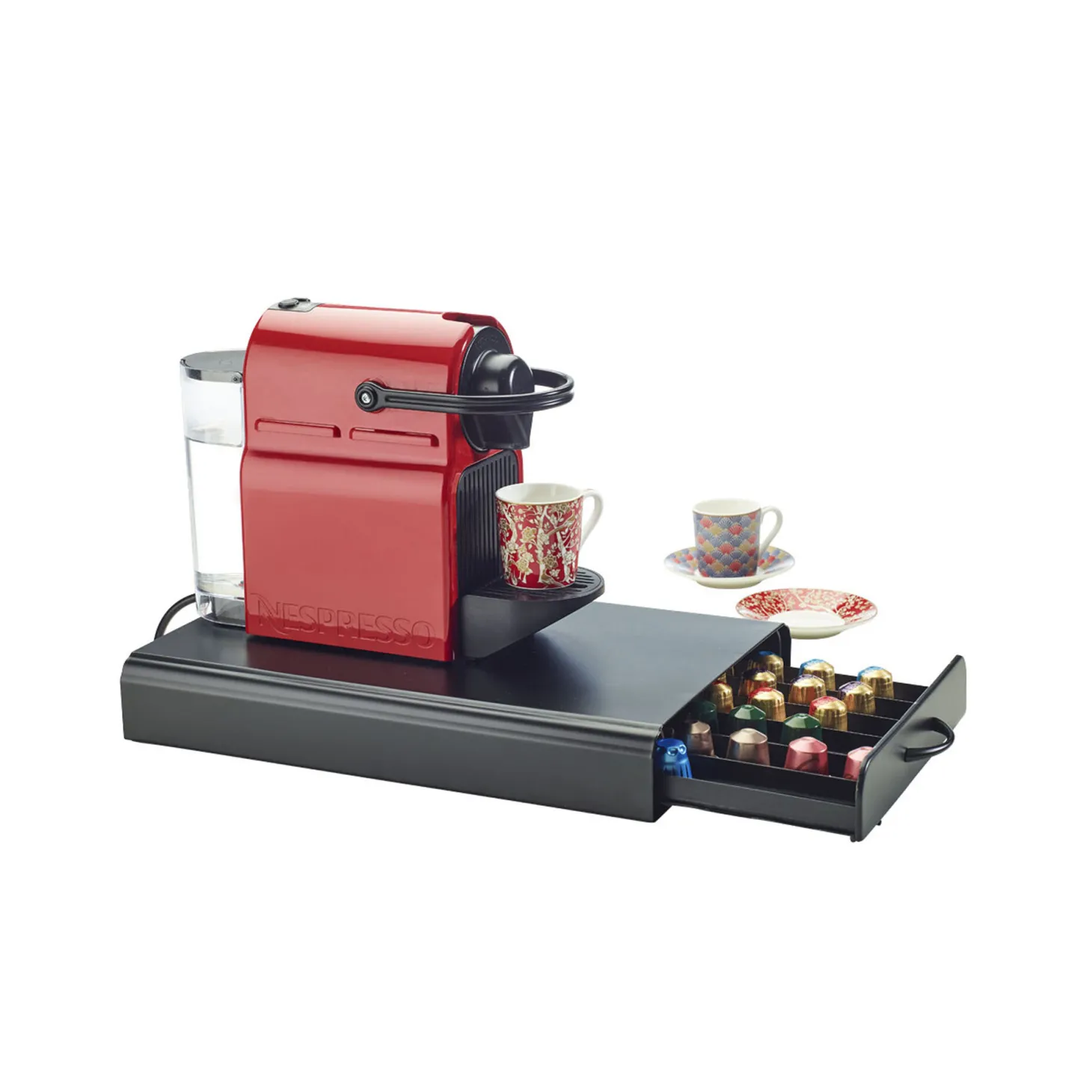 Nespresso-Kapsel-Schublade, 60 Kapseln, aus Metall