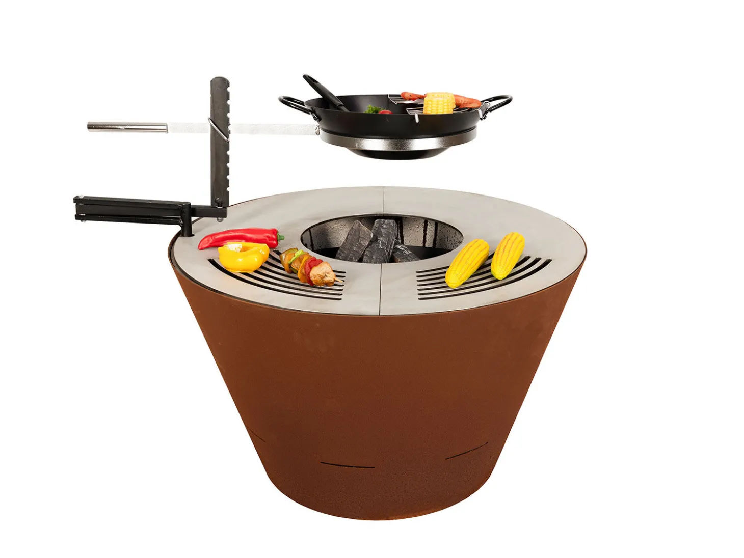 Nouvel Feuerschale mit Grillring Cono 80