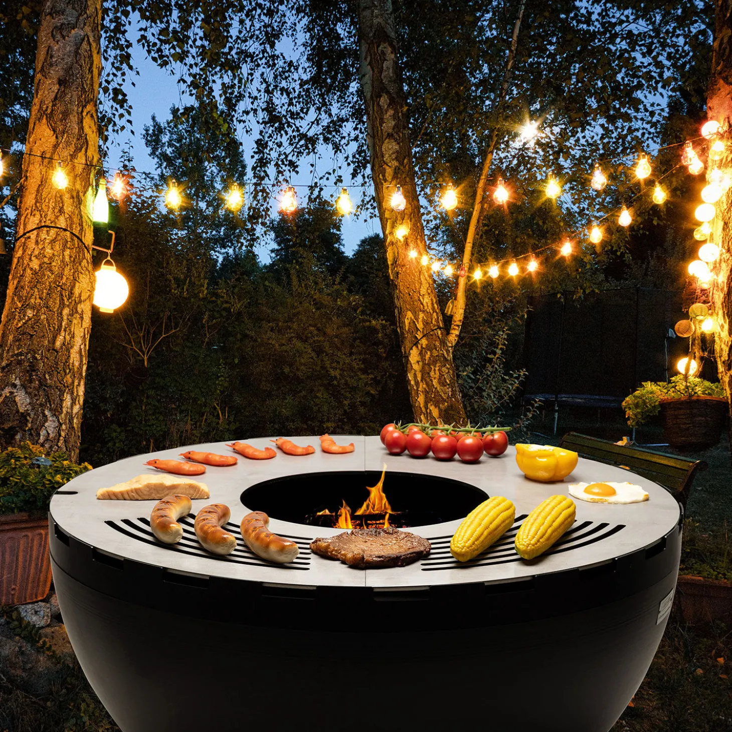 Nouvel Feuerschale mit Grillring Firebowl