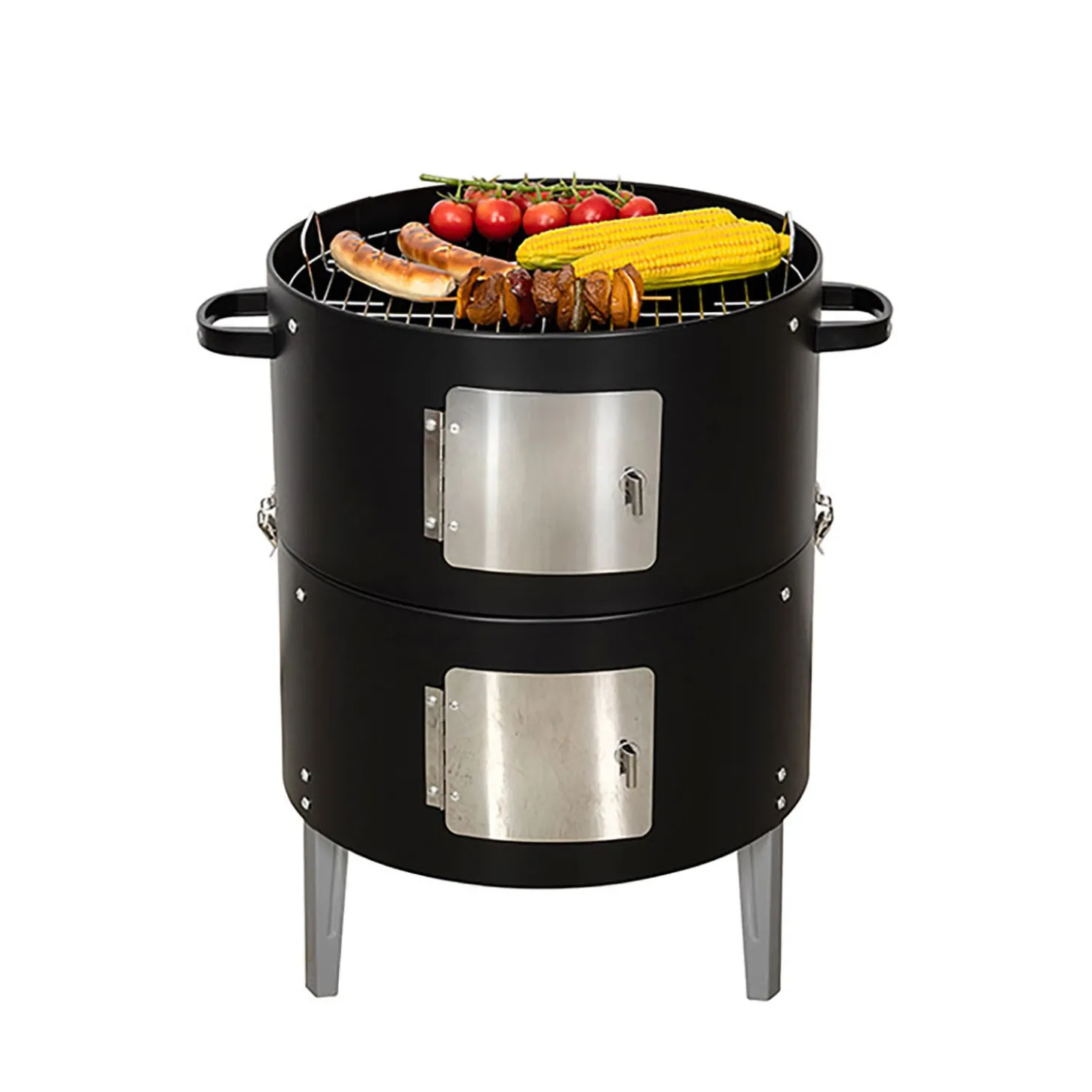 Nouvel 3-in-1 Feuerschale, Grill und Räuchertopf