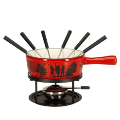 Nouvel Käsefondue–Set «Rütlischwur», 9–teilig
