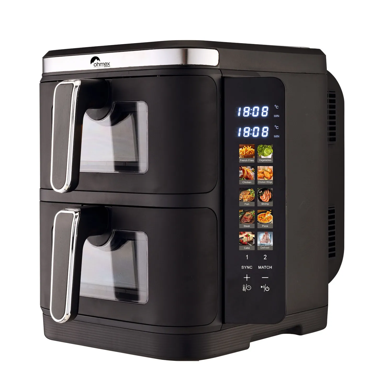 Ohmex Doppelter Air Fryer