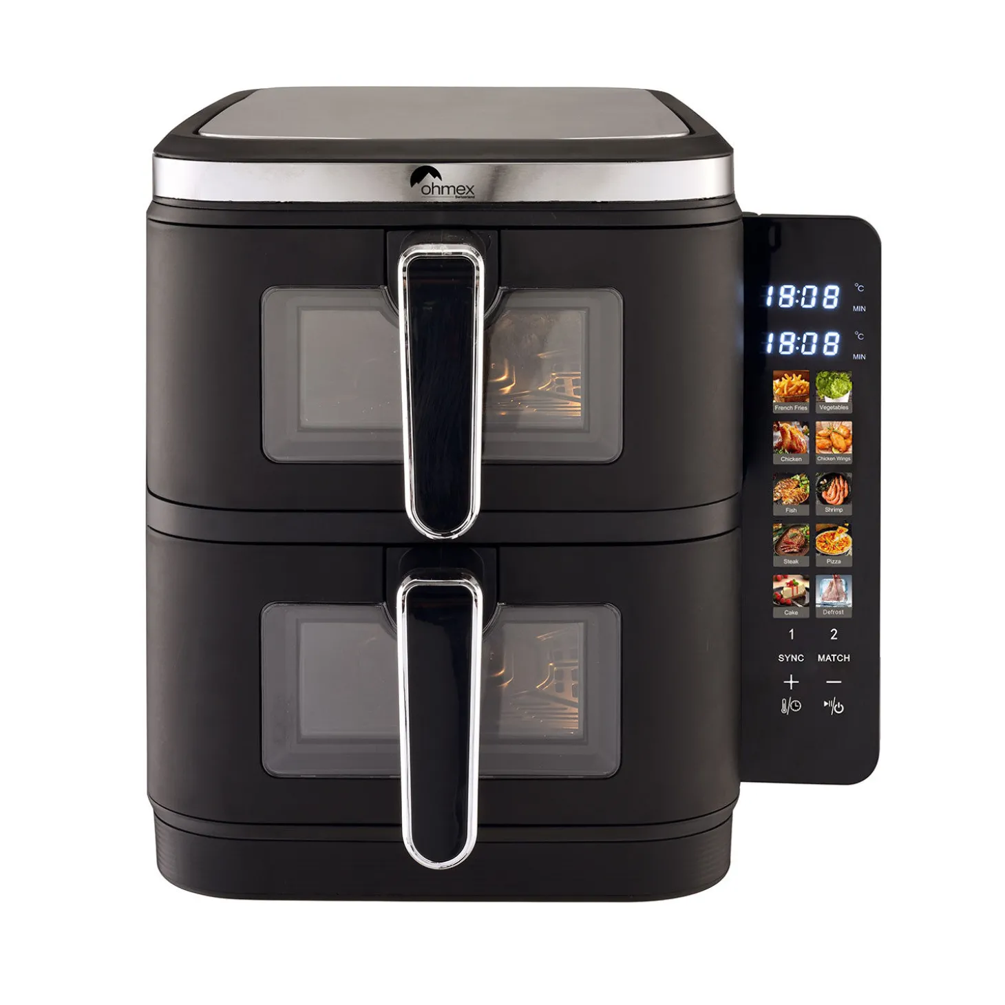 Ohmex Doppelter Air Fryer