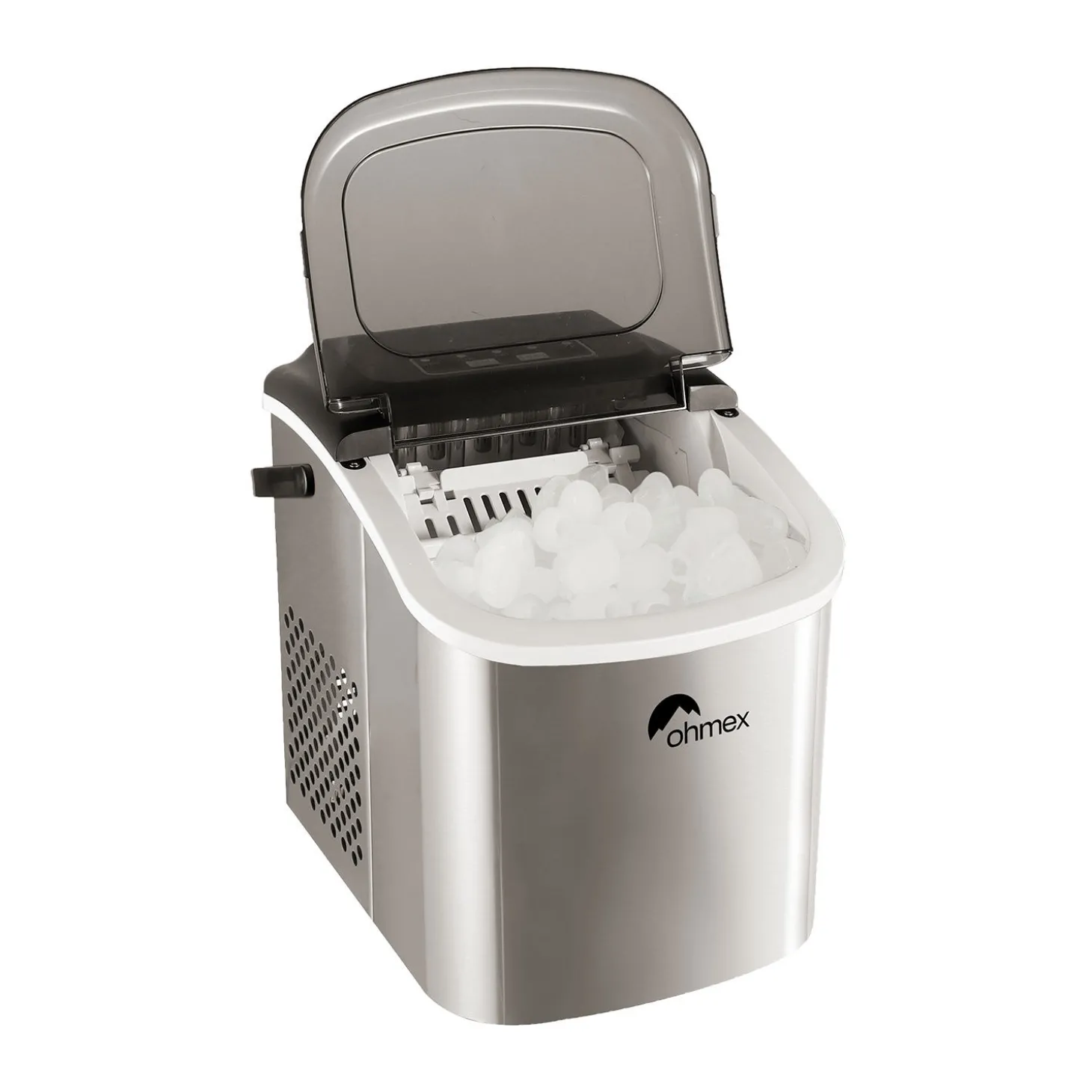 Ohmex Eiswürfelmaschine mit 1.2 Liter Wassertank