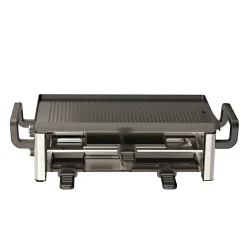 Ohmex Raclette für 8 Personen, 2 Etagen, mit Pfannenset