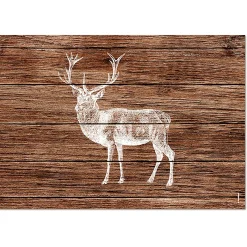 Papiertischset Deer Lodge