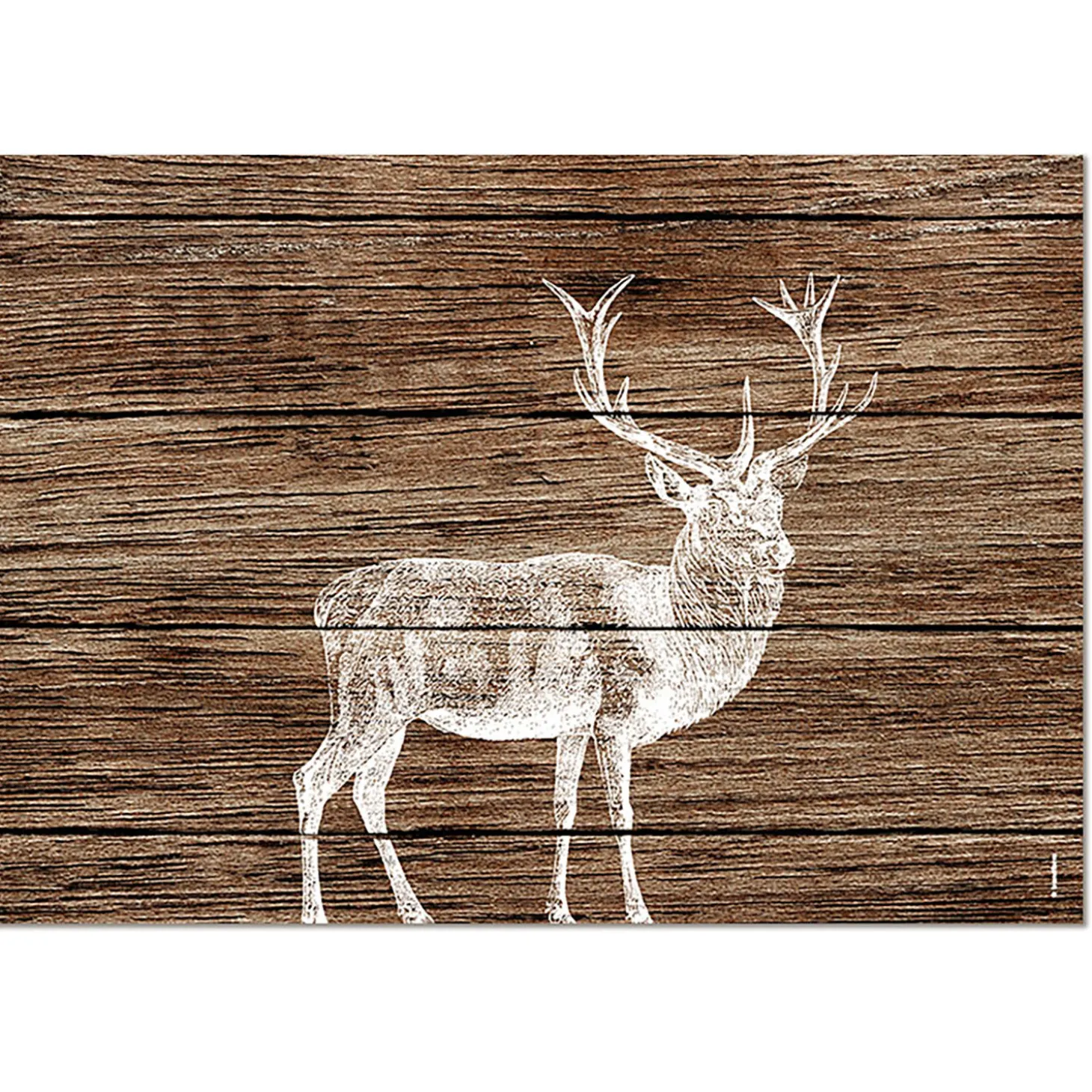 Papiertischset Deer Lodge