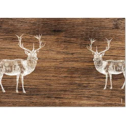 Papiertischset Deer Lodge
