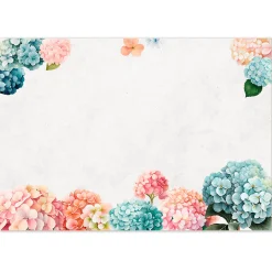 Papiertischset Hortensia