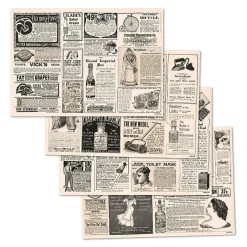 Papiertischset Newspaper