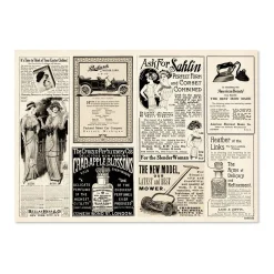 Papiertischset Newspaper