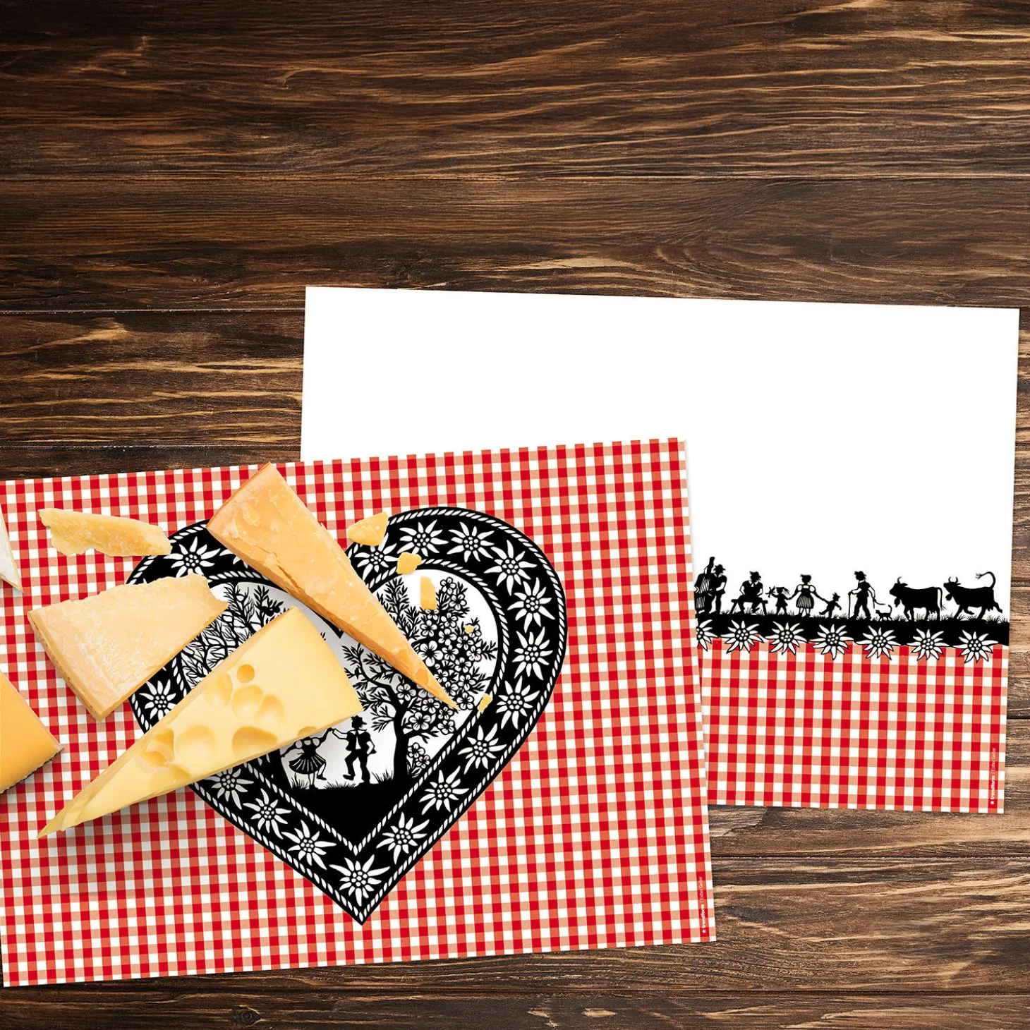 Papiertischset Swiss Tradition