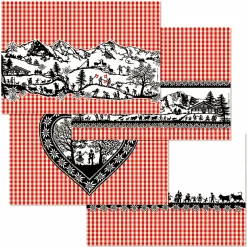 Papiertischset Swiss Tradition