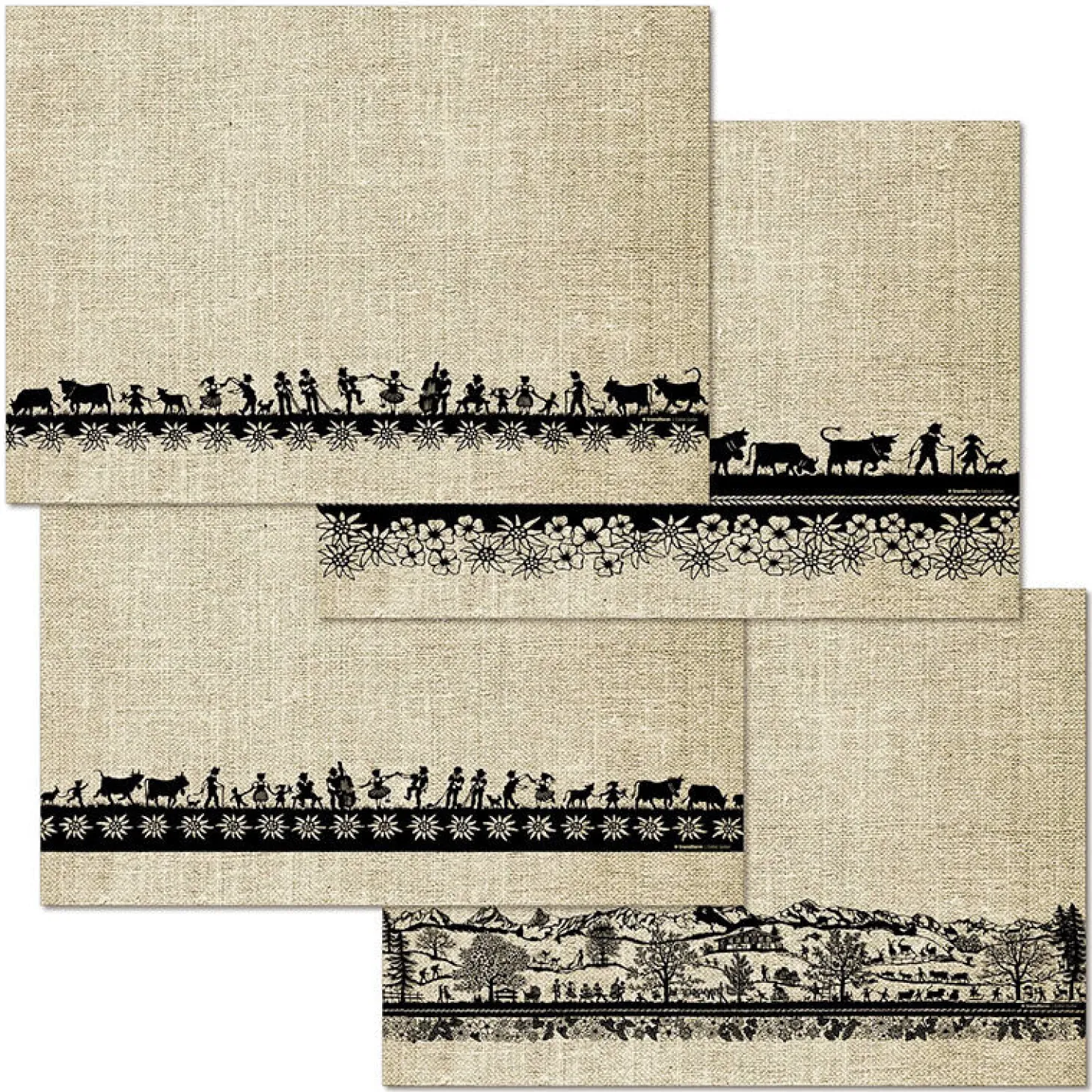 Papiertischset Swiss Tradition 3