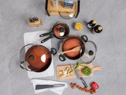 Pfannen-Set 8-teilig, aus hochwertigem Alu-Guss